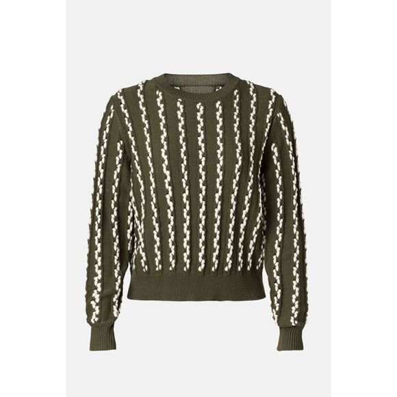 Jason Wu Collective Green Knit Weave Sweater - Picture 3 of 9